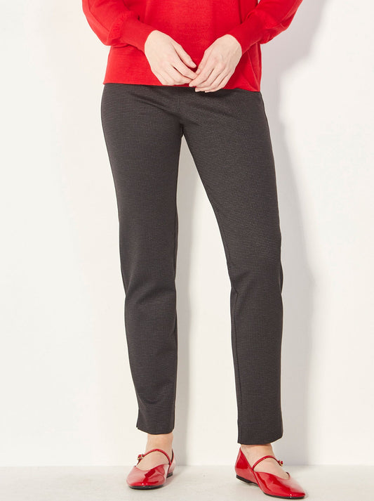 Image of a model wearing Pants. Productname: VERGE JUSTICE PANTS in Check colour by brand - Verge