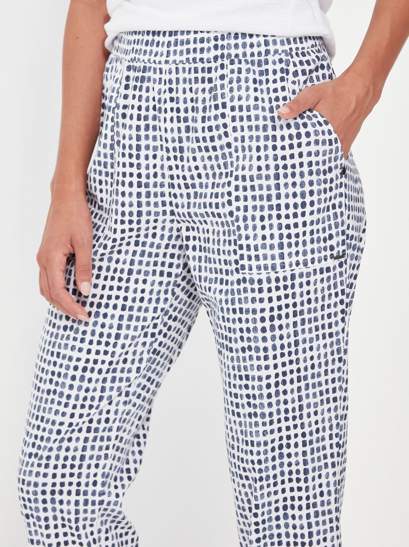 VERGE ACROBAT TILE ESSEX PANT (Denim Print)