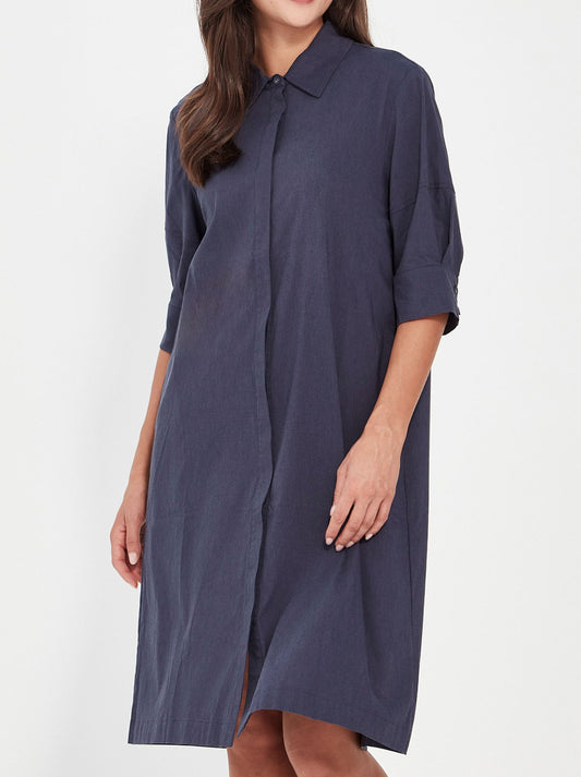 Image of Dresses. Productname: Verge Acrobat Nori Dress in Denim Marle colour by brand - Verge