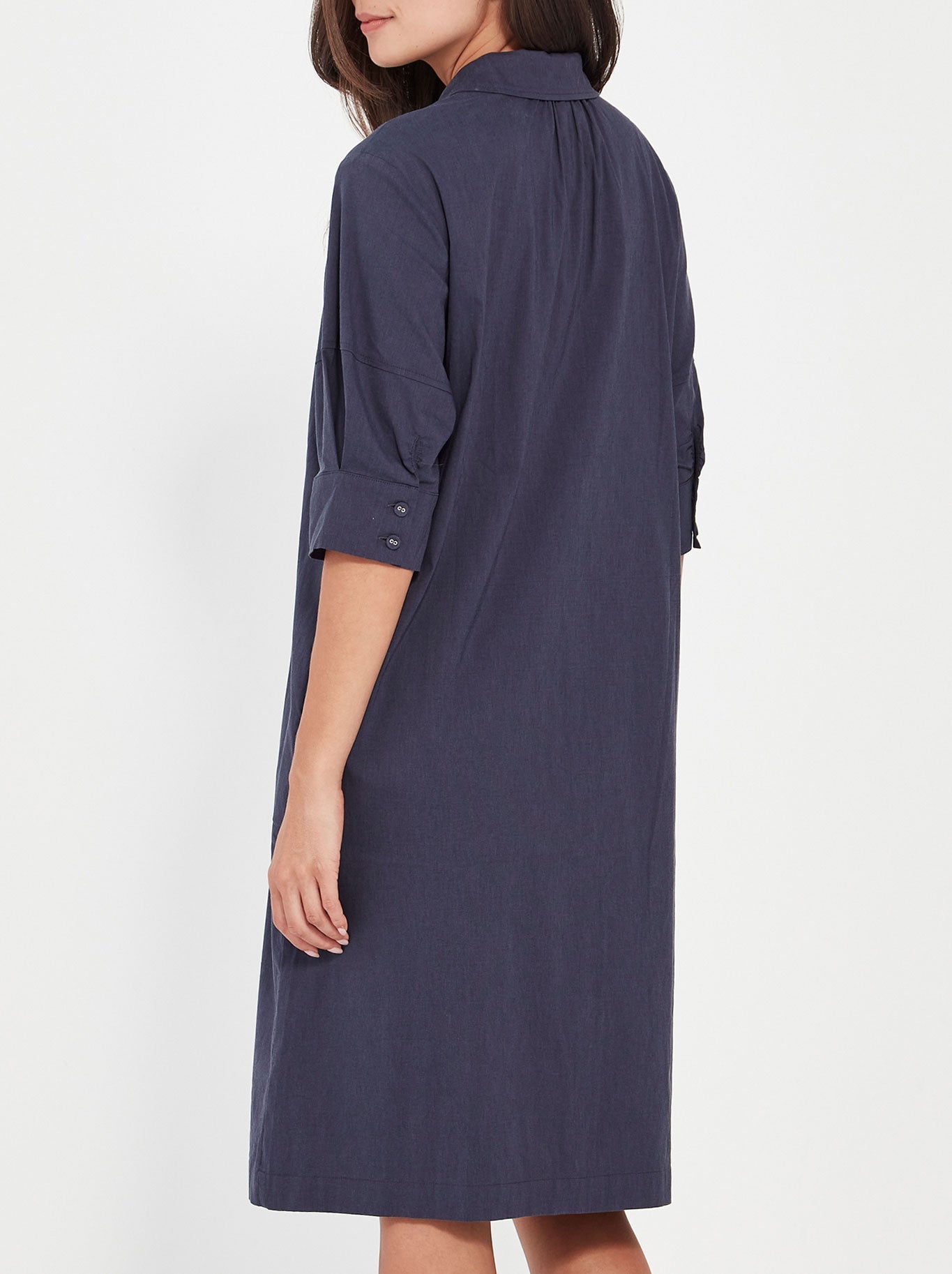 Verge Acrobat Nori Dress (Denim Marle)