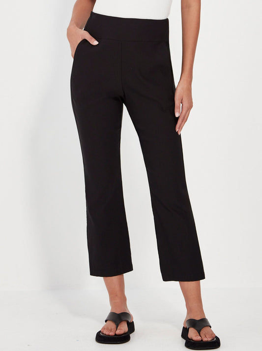 Image of a model wearing Pants. Productname: VERGE SCOUT PANT in Black colour by brand - Verge