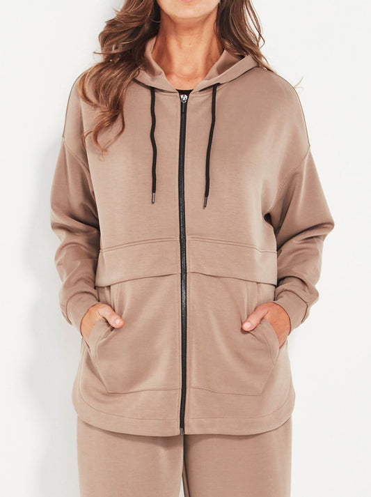 Image of Coats & Jackets. Productname: Verge Bexter Jacket in Mushroom colour by brand - Verge