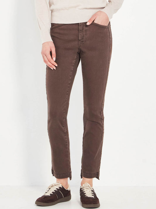 Image of Jeans. Productname: Verge Master Jean in Cocoa colour by brand - Verge