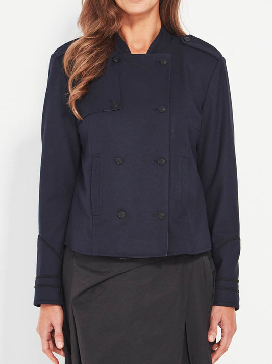 Image of Coats & Jackets. Productname: VERGE MASON JACKET in Ink colour by brand - Verge