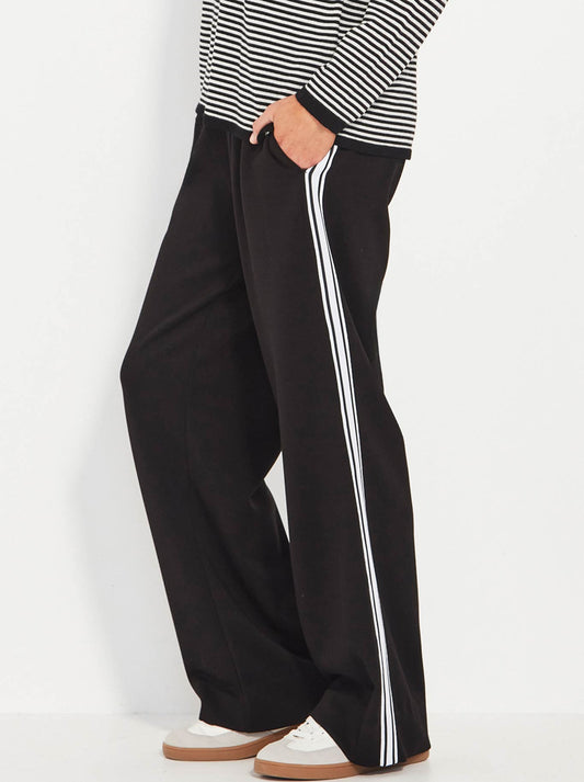 VERGE STRIPE BEXTER PANT (Black)