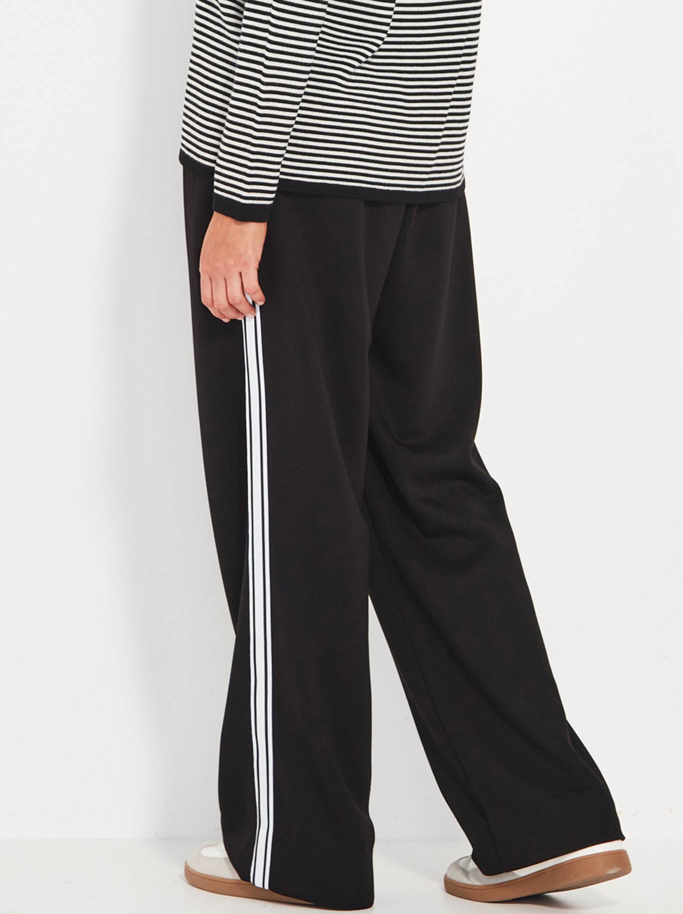 VERGE STRIPE BEXTER PANT (Black)
