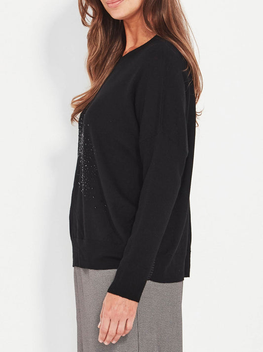 VERGE TAKEOFF SWEATER (Black)