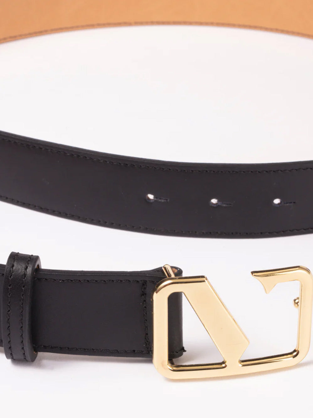 VESTIRSI VICTORIA SMOOTH LEATHER BELT (Black)