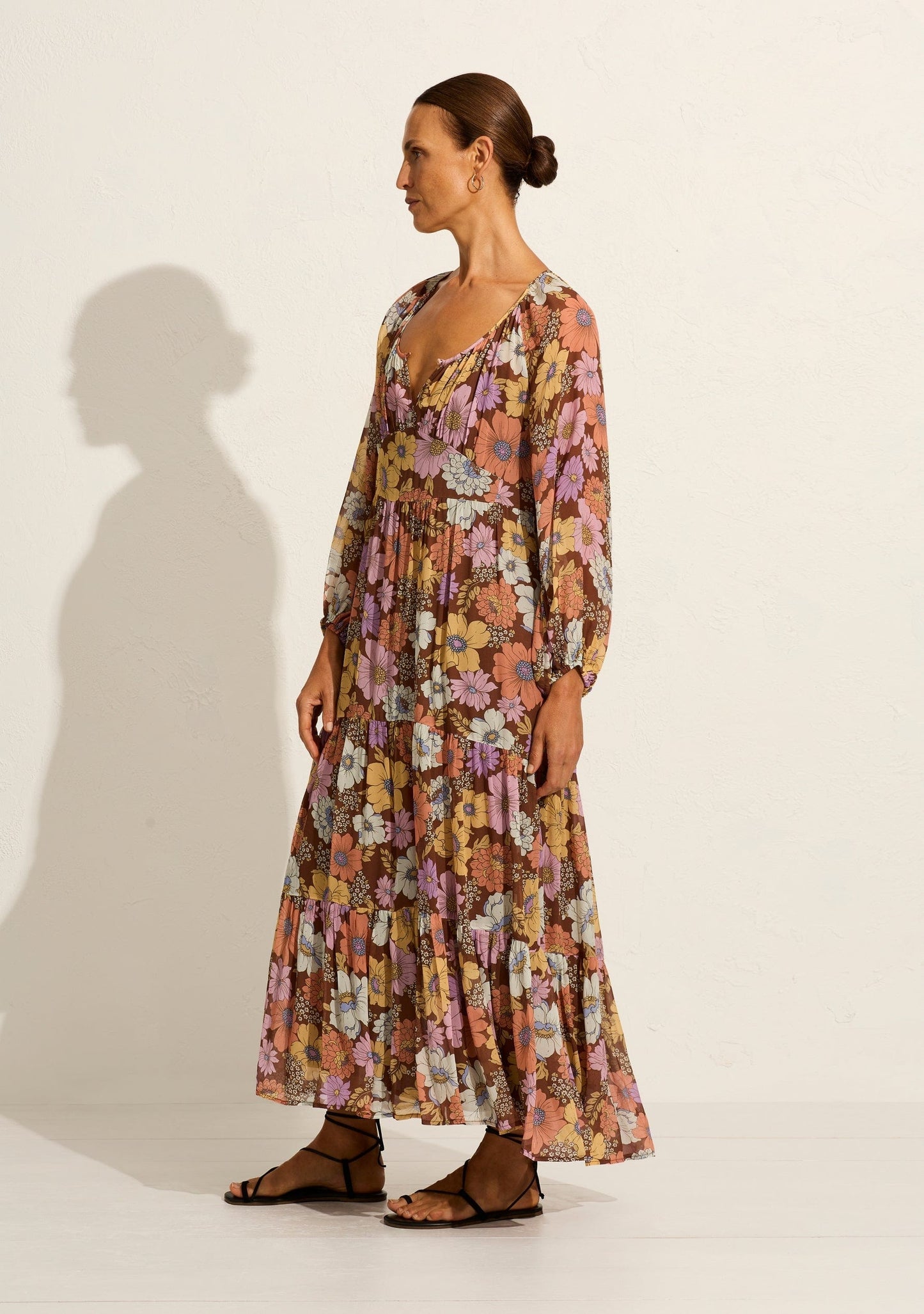 Auguste The Label Amanza Maxi Dress (Tan/Brown)