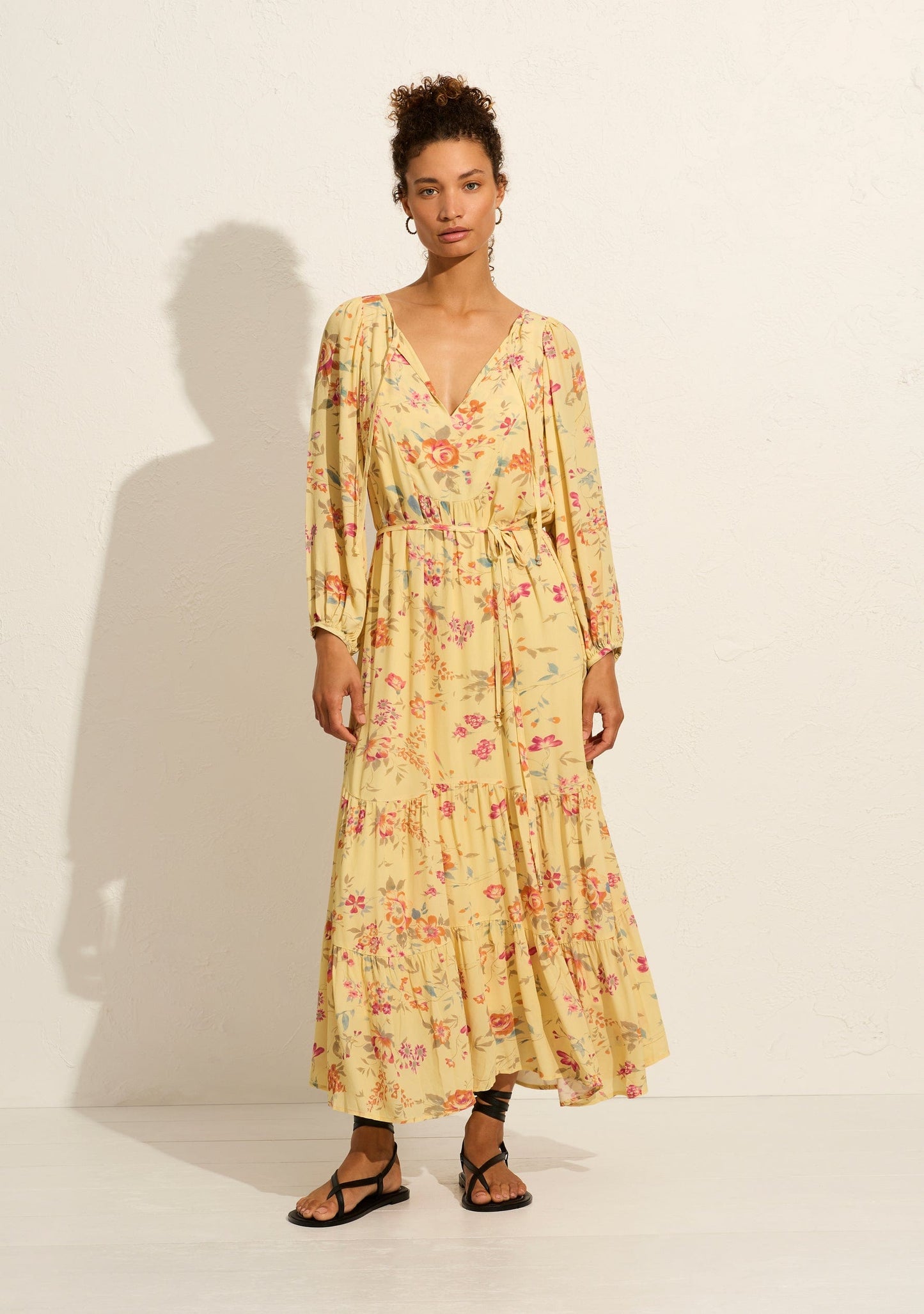 Image of Dresses. Productname: Auguste The Label Calista Maxi Dress in Yellow/Orange colour by brand - Auguste The Label