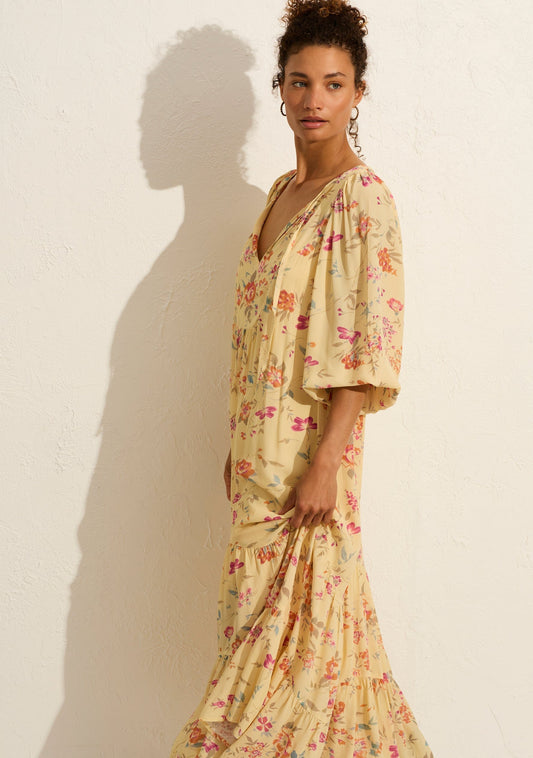 Auguste The Label Calista Maxi Dress (Yellow/Orange)