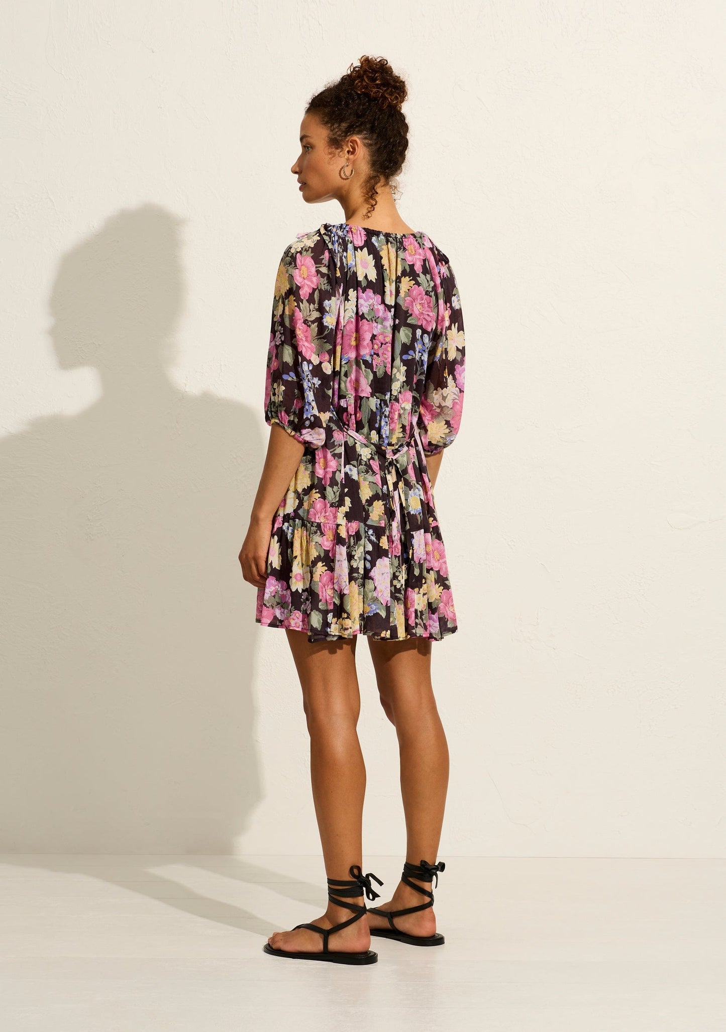 Auguste The Label Daphne Mini Dress (Black)