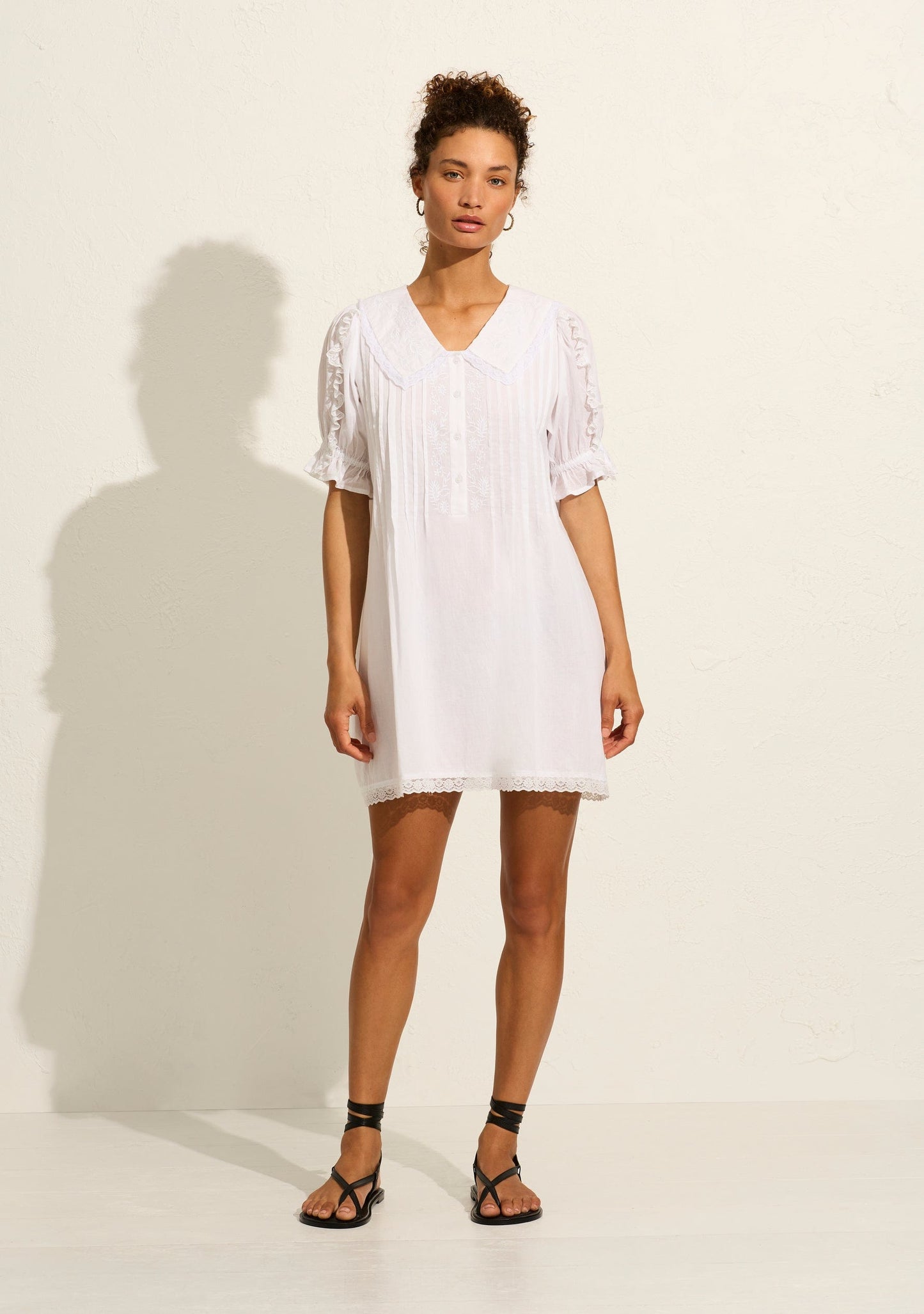 Auguste The Label Ellory Mini Dress (White)