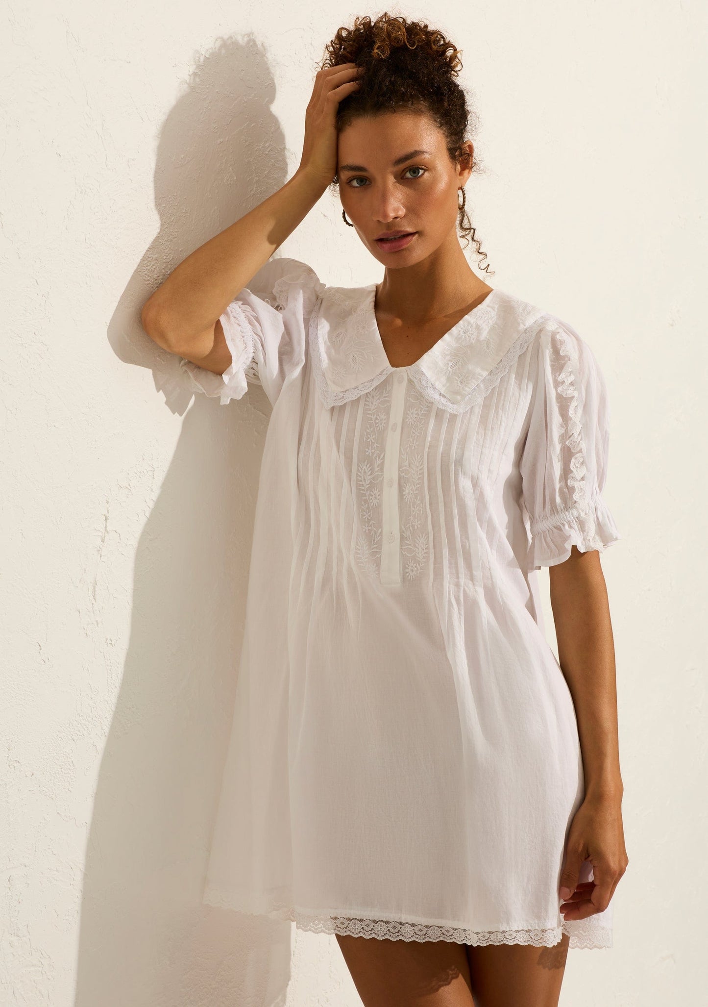Auguste The Label Ellory Mini Dress (White)