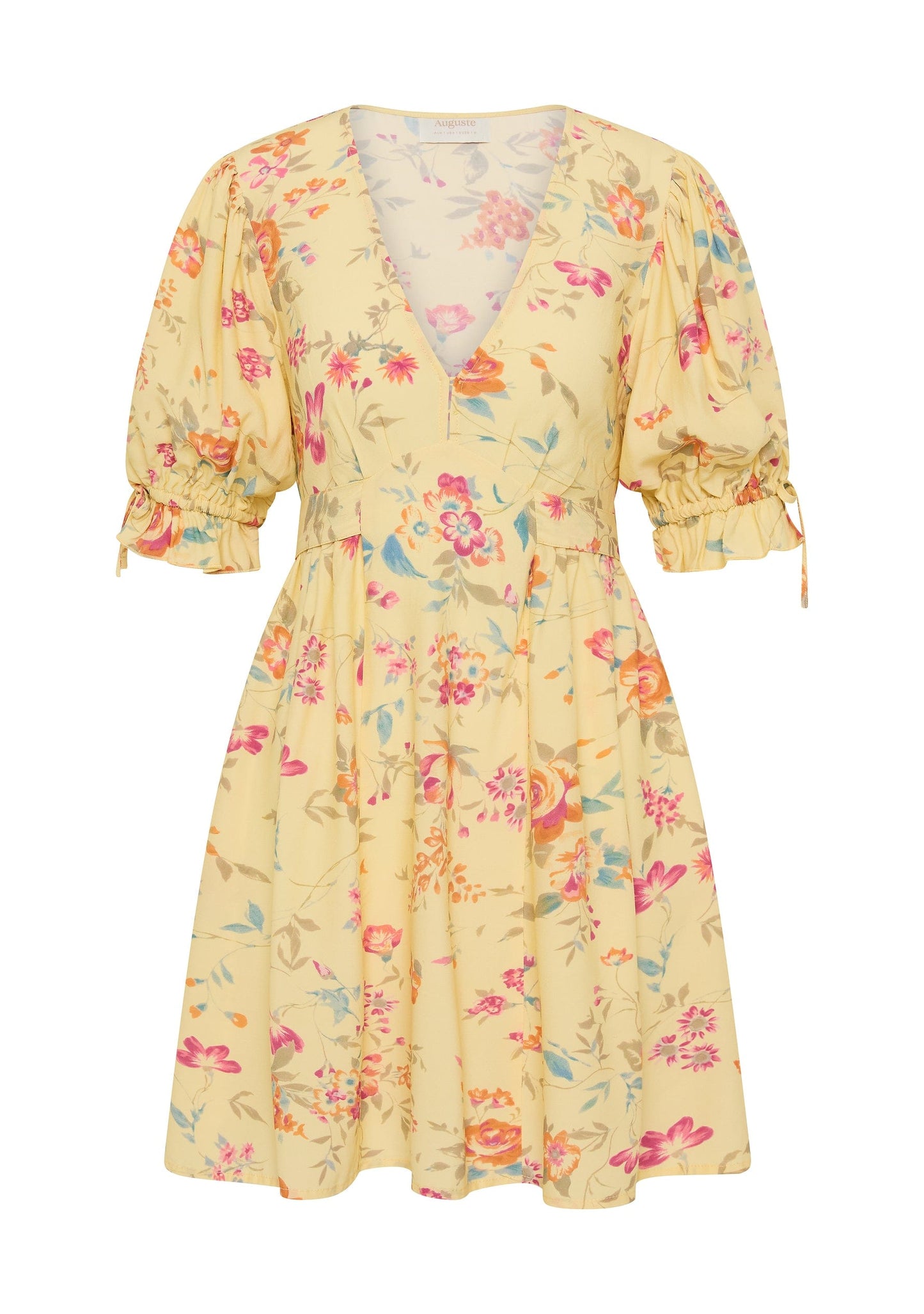 Auguste The Label Nereida Mini Dress (Yellow/Orange)