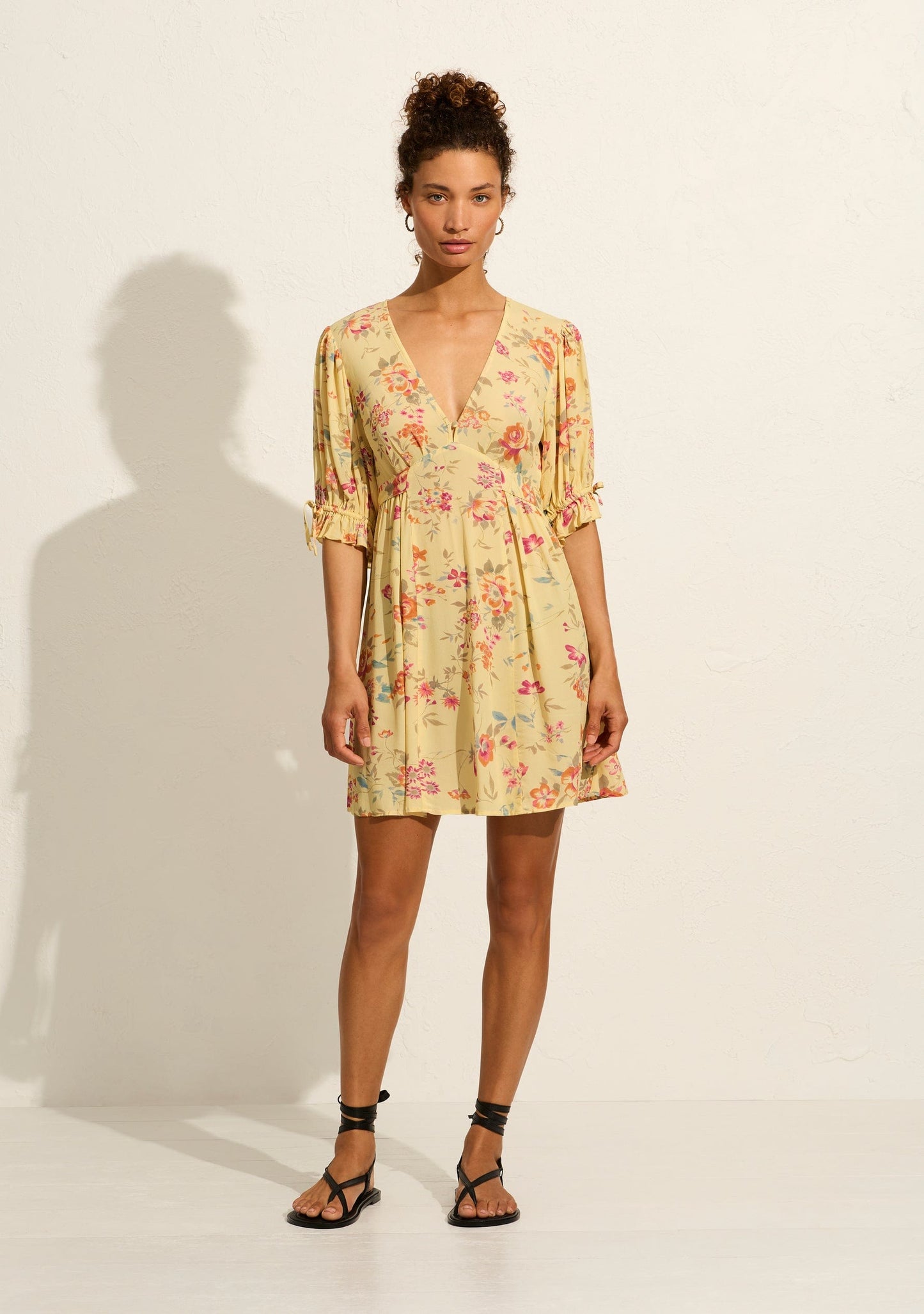 Auguste The Label Nereida Mini Dress (Yellow/Orange)