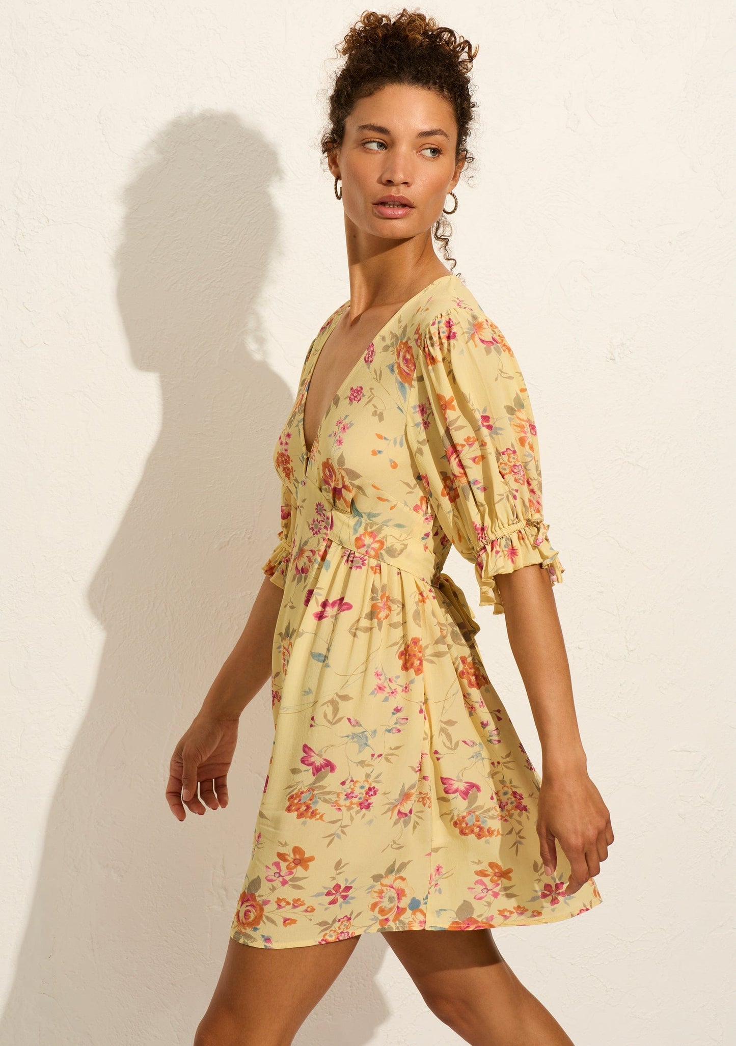 Auguste The Label Nereida Mini Dress (Yellow/Orange)