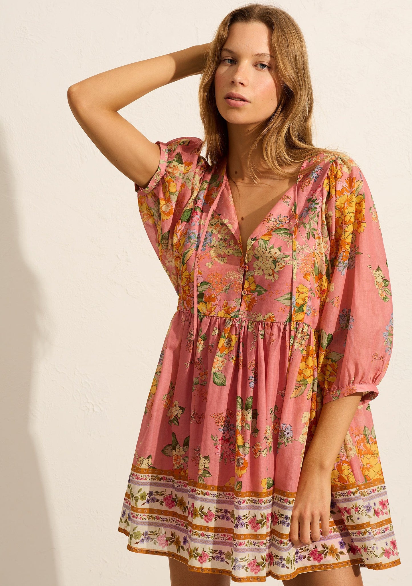 Auguste The Label Audrey Mini Dress (Pink)
