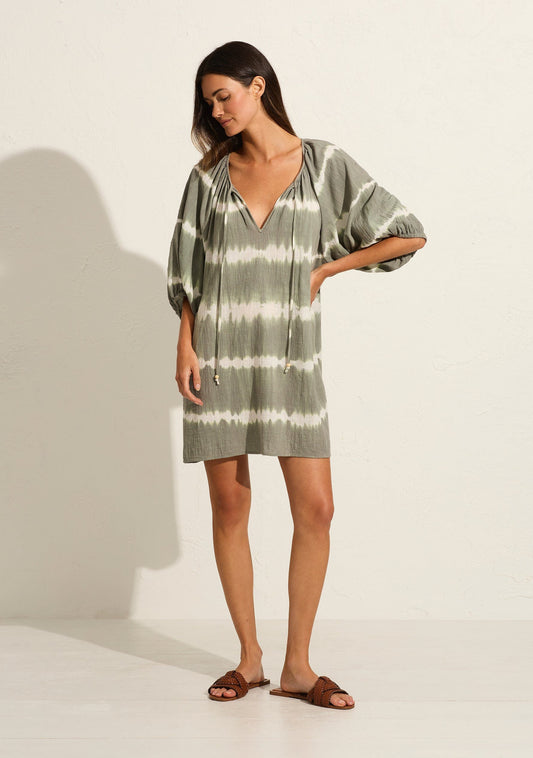 Image of Dresses. Productname: Auguste The Label Sade Mini Dress in Green colour by brand - Auguste The Label