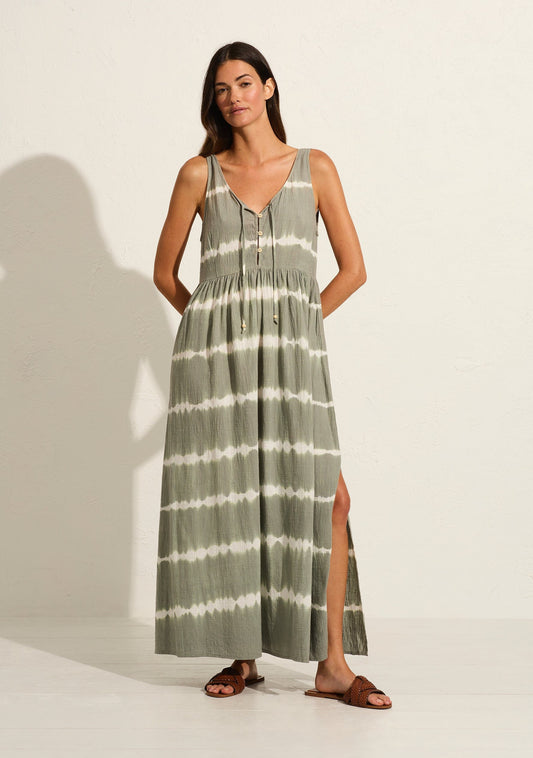 Auguste The Label Beachside Maxi Dress (Green)