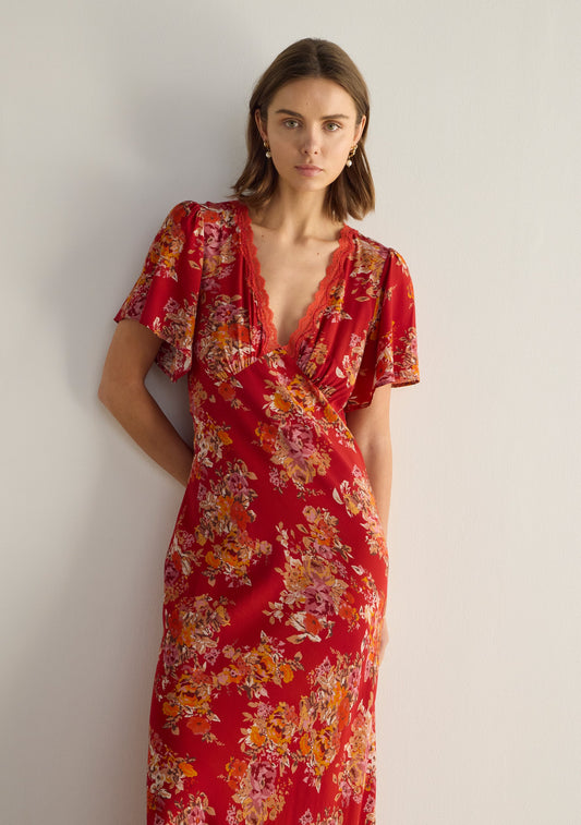 Auguste The Label Calais Midi Dress (Print)