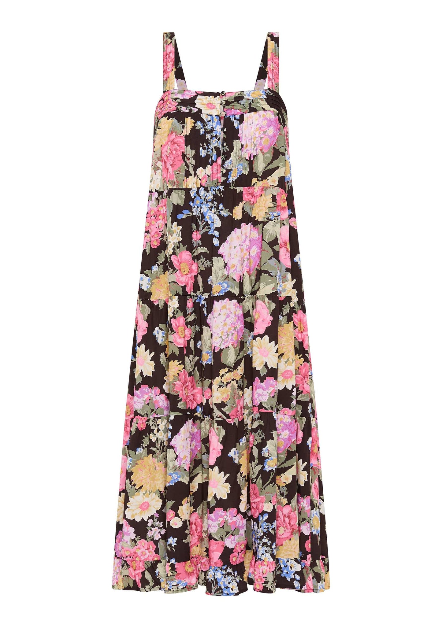 Auguste The Label Market Midi Dress (Black)