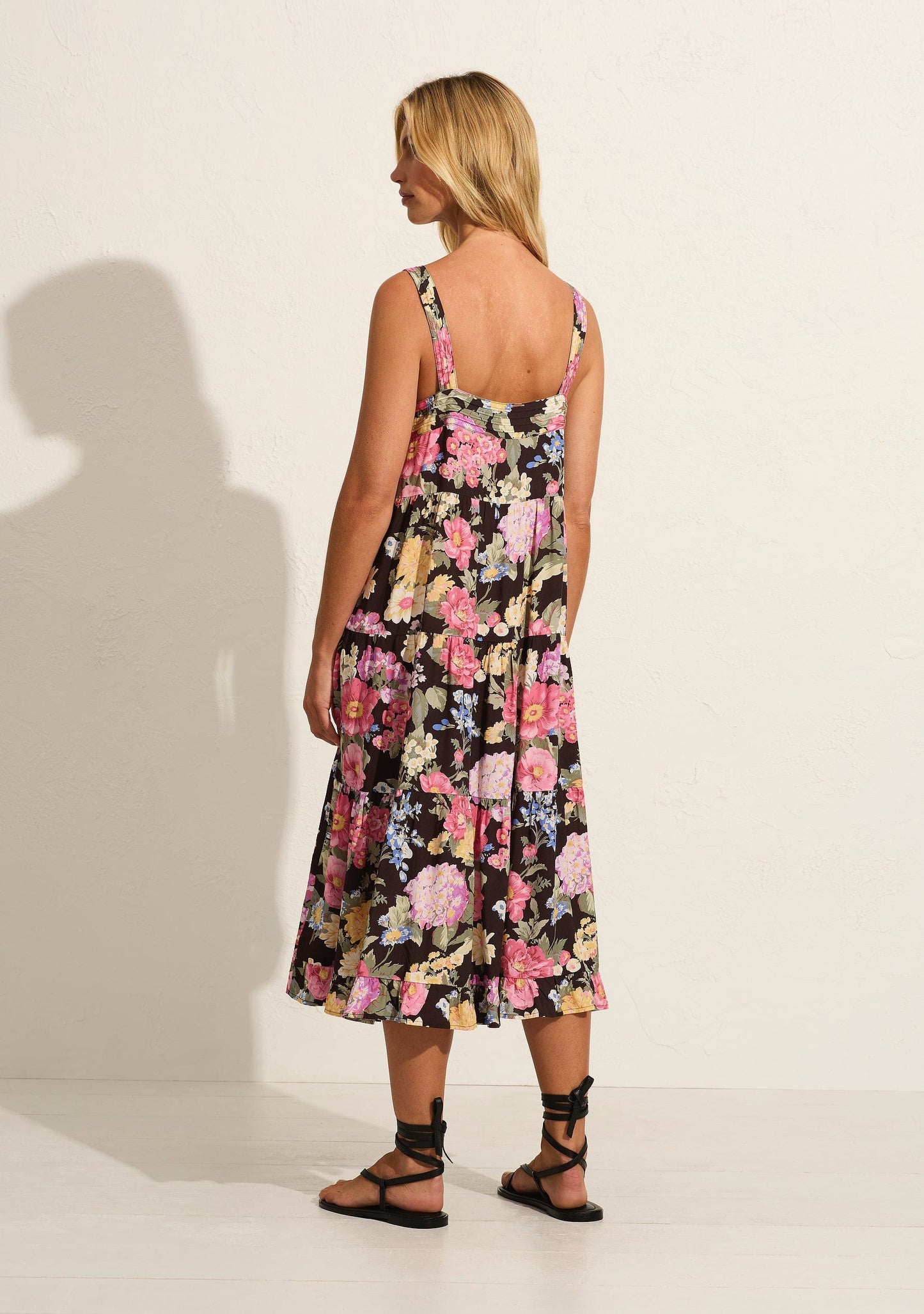 Auguste The Label Market Midi Dress (Black)
