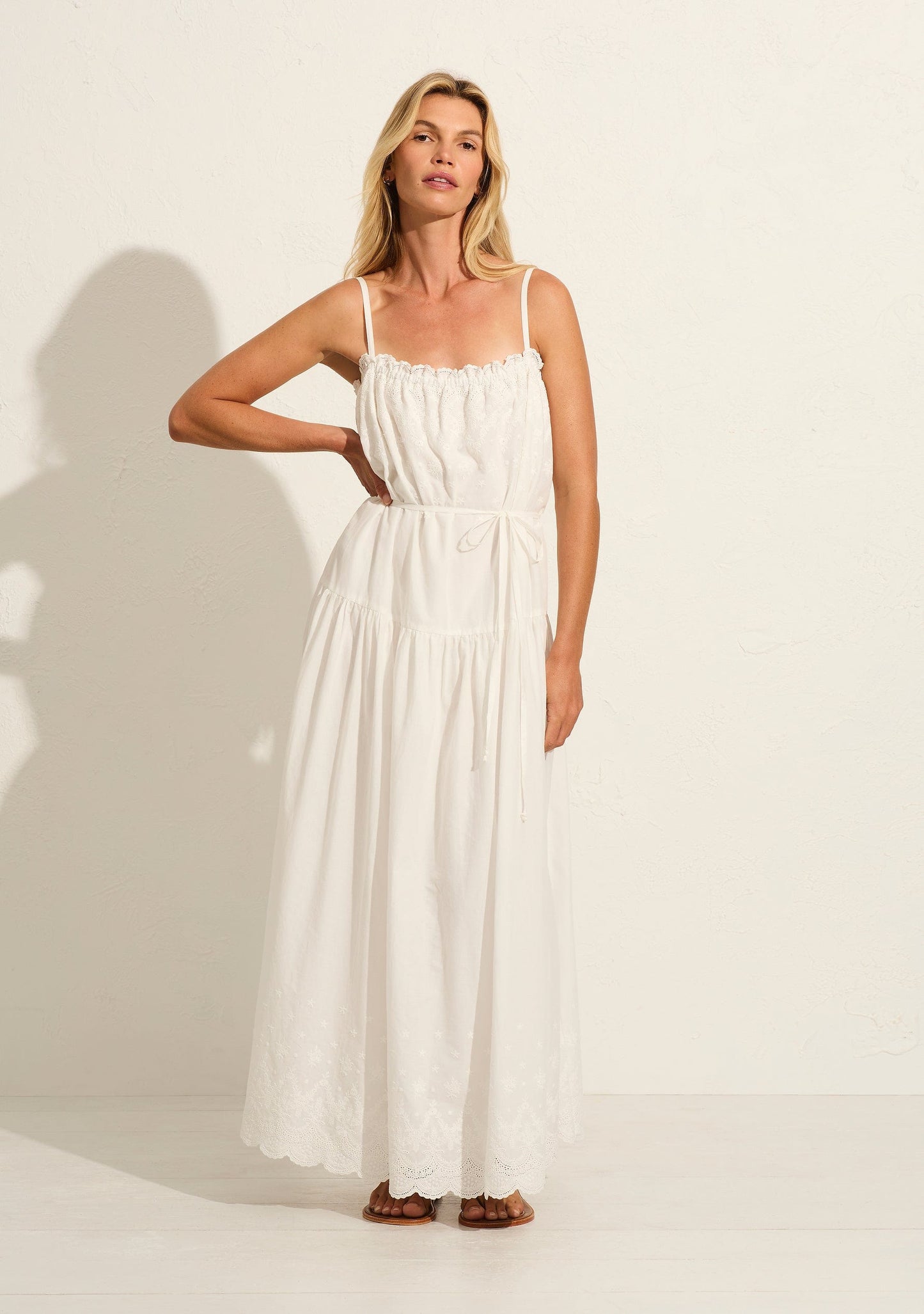 Image of Dresses. Productname: Auguste The Label Ingrid Maxi Dress in White colour by brand - Auguste The Label