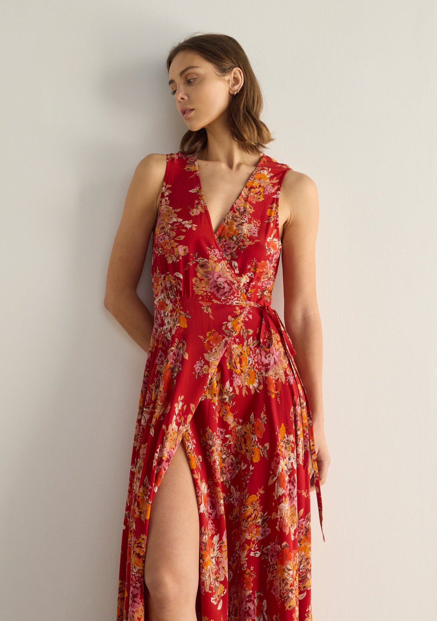 Auguste The Label Frida Wrap Maxi Dress (Print)