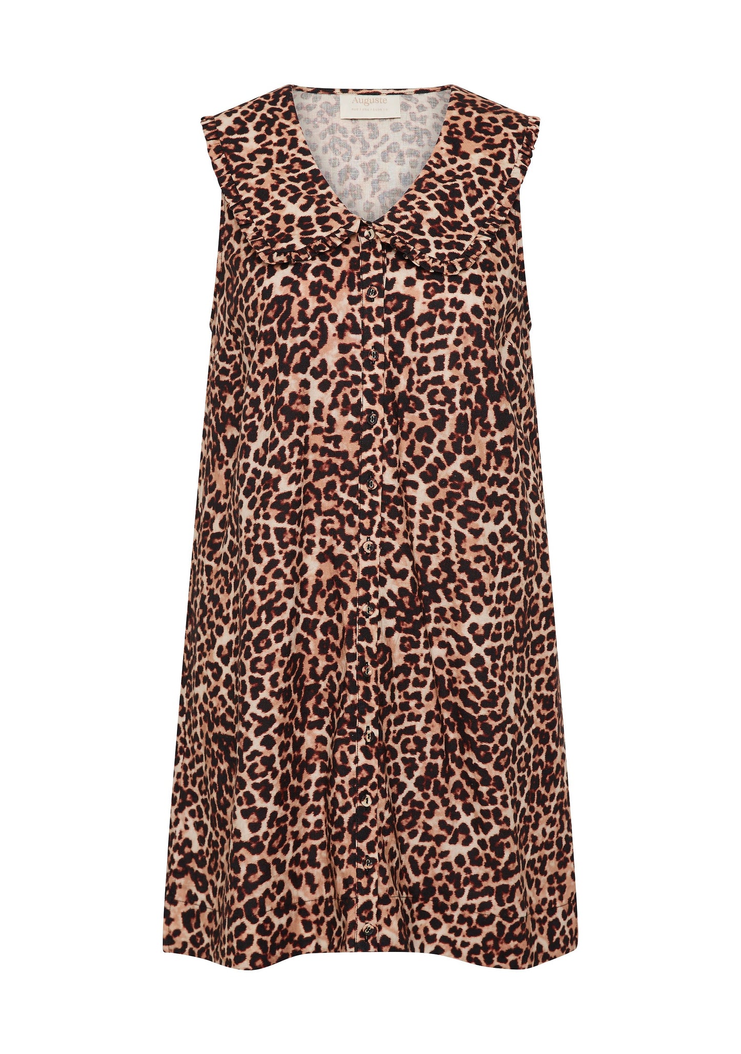 Auguste The Label Yimmi Mini Dress (Tan/Brown)