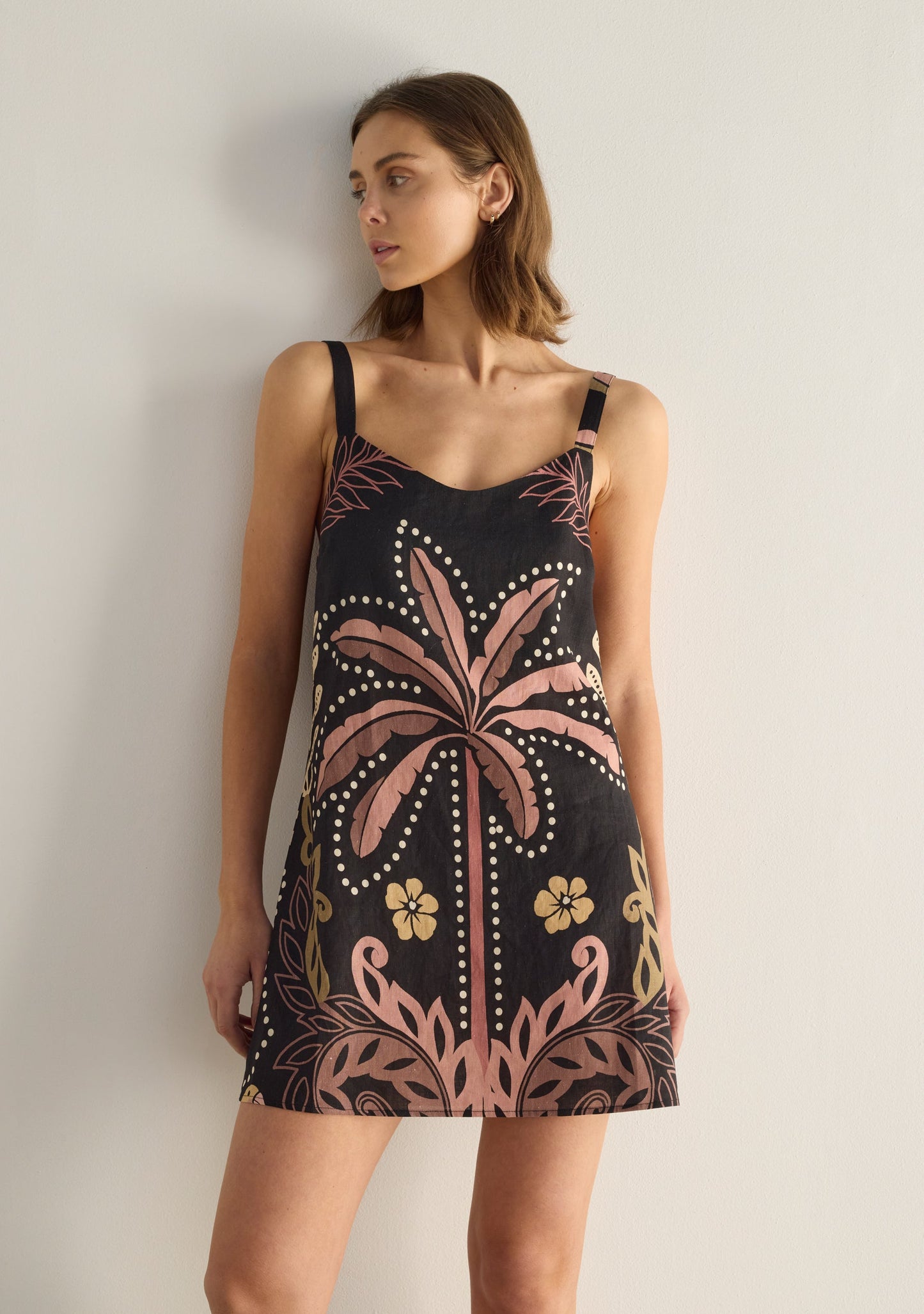 Auguste The Label Marina Mini Dress (Black)