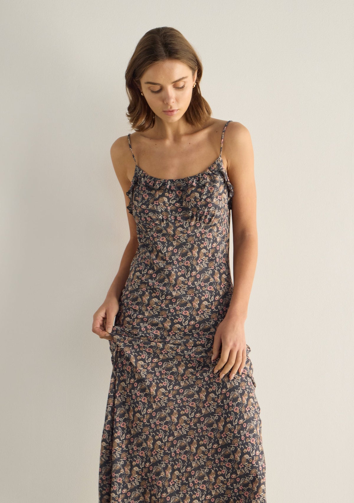 Auguste The Label Liss Midi Dress (Black)