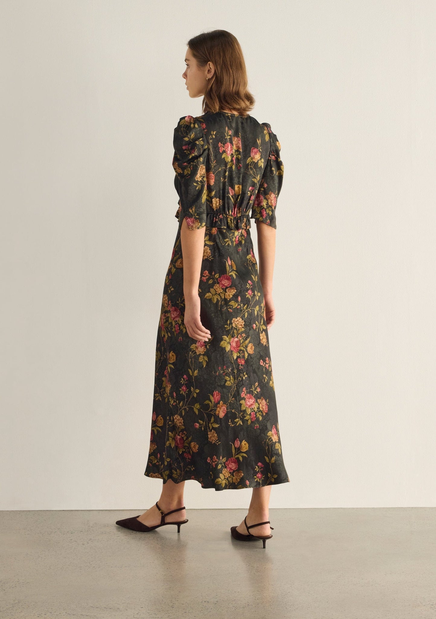 Auguste The Label Elliott Midi Dress (Floral Print)