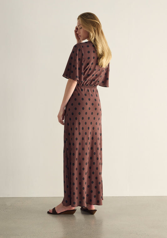 Auguste The Label Alexandria Maxi Dress (Tan/Brown)