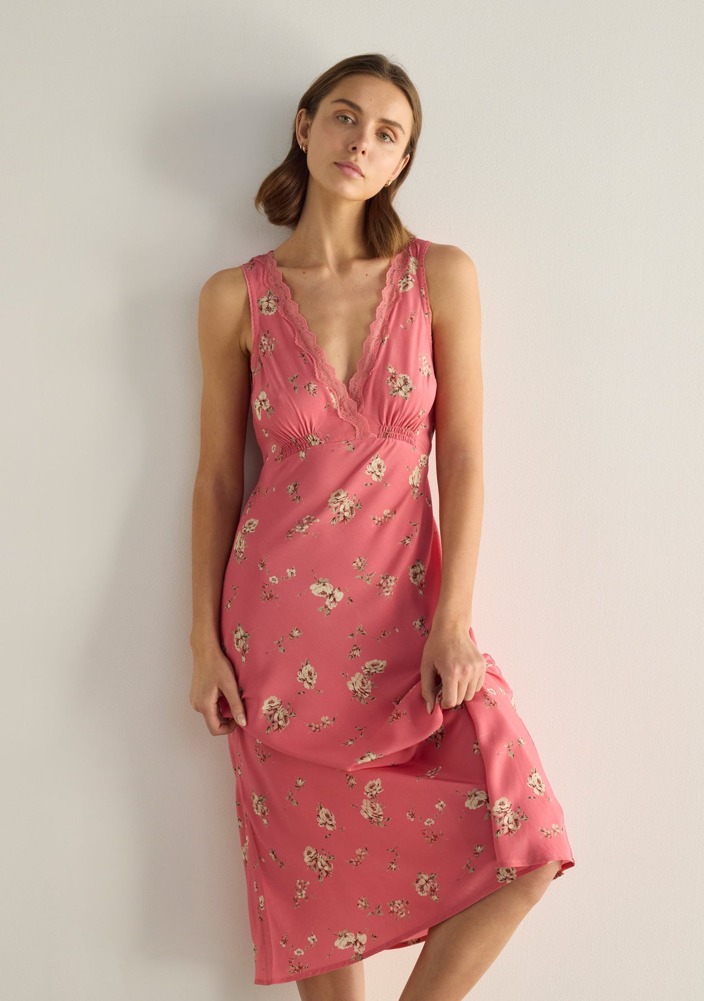 Auguste The Label Darcy Midi Dress (Pink)