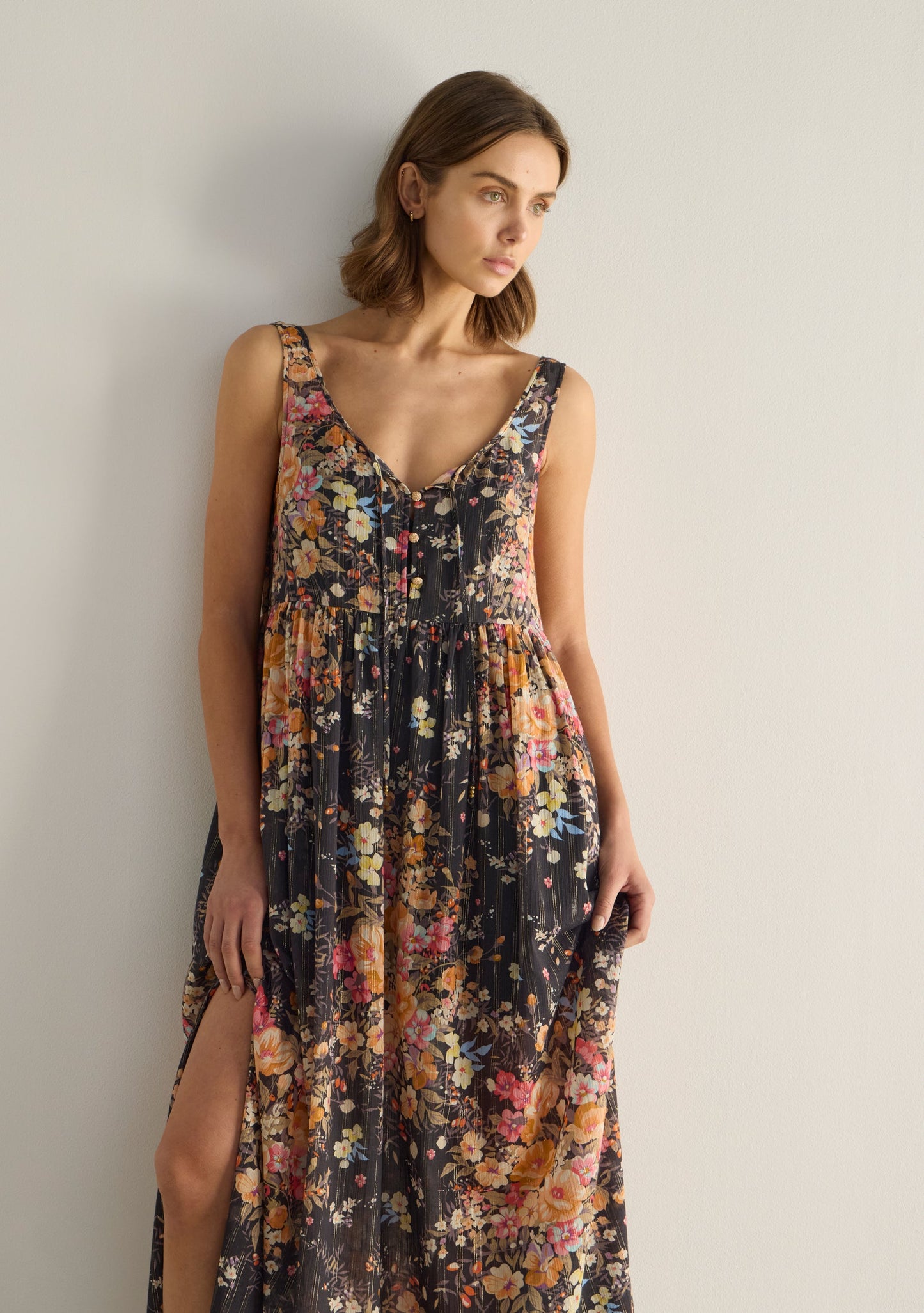 Auguste The Label Beachside Maxi Dress (Black)