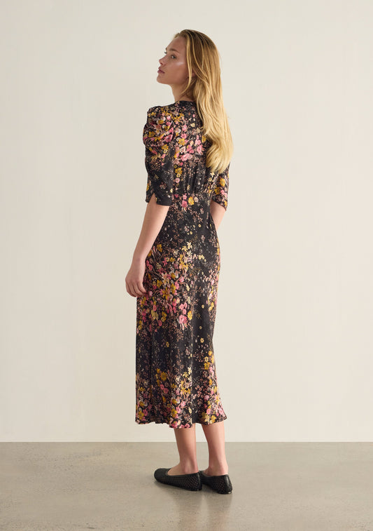 Auguste The Label Adley Midi Dress (Black)