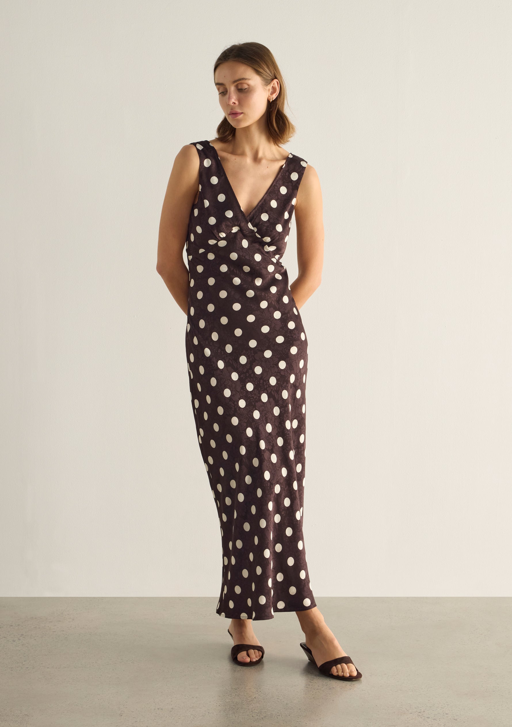 Image of Dresses. Productname: Auguste The Label Solene Maxi Dress in Tan/Brown colour by brand - Auguste The Label