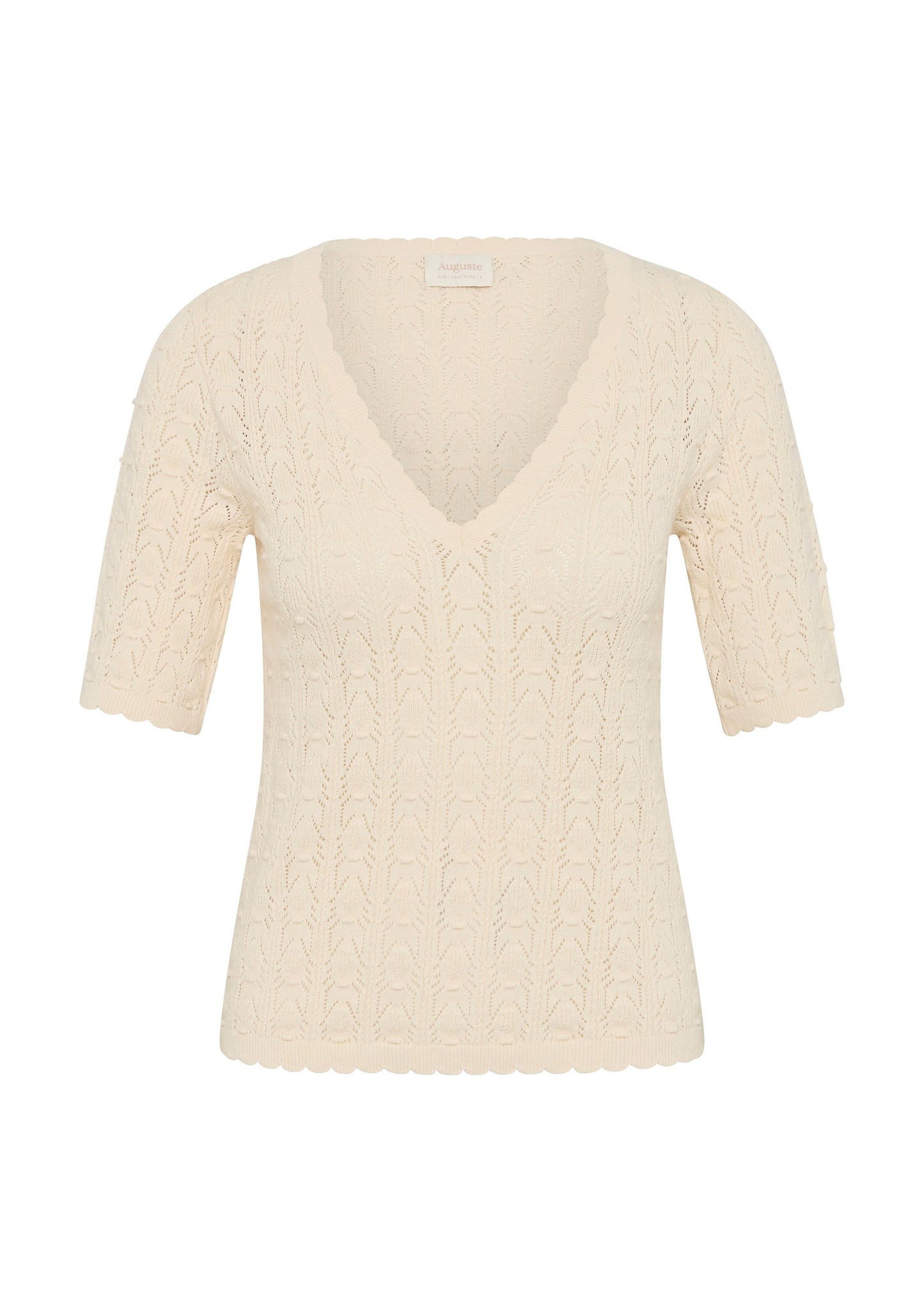 Auguste The Label Jude Knit Tee (White)