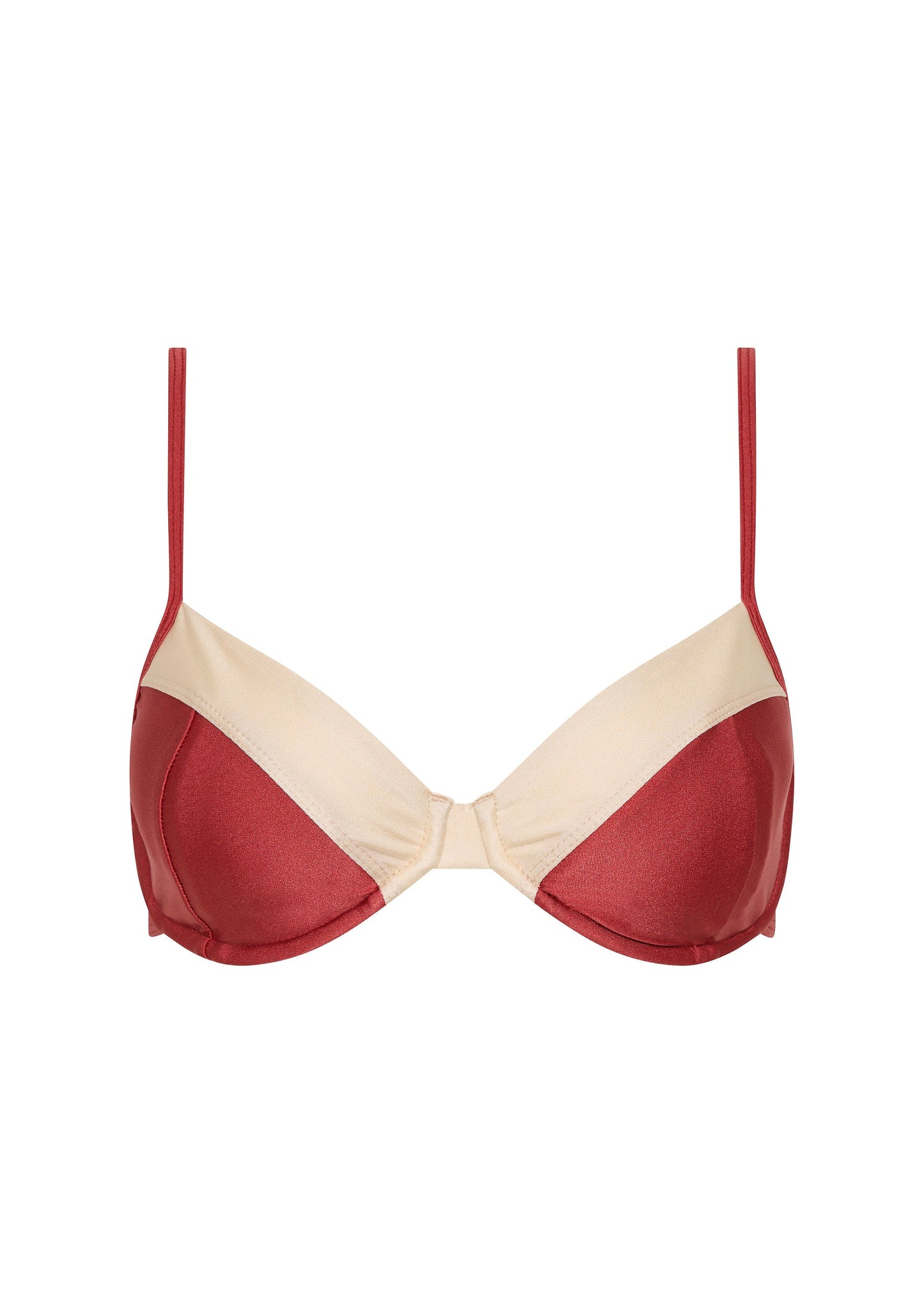 Auguste The Label Sculpt Bikini Top (Red)