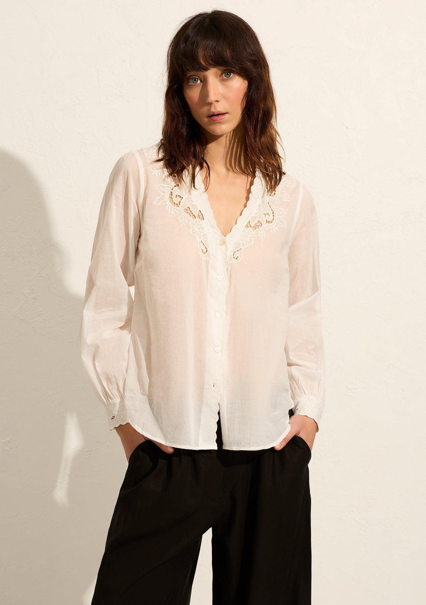 Auguste The Label Blaze Shirt White (Print)
