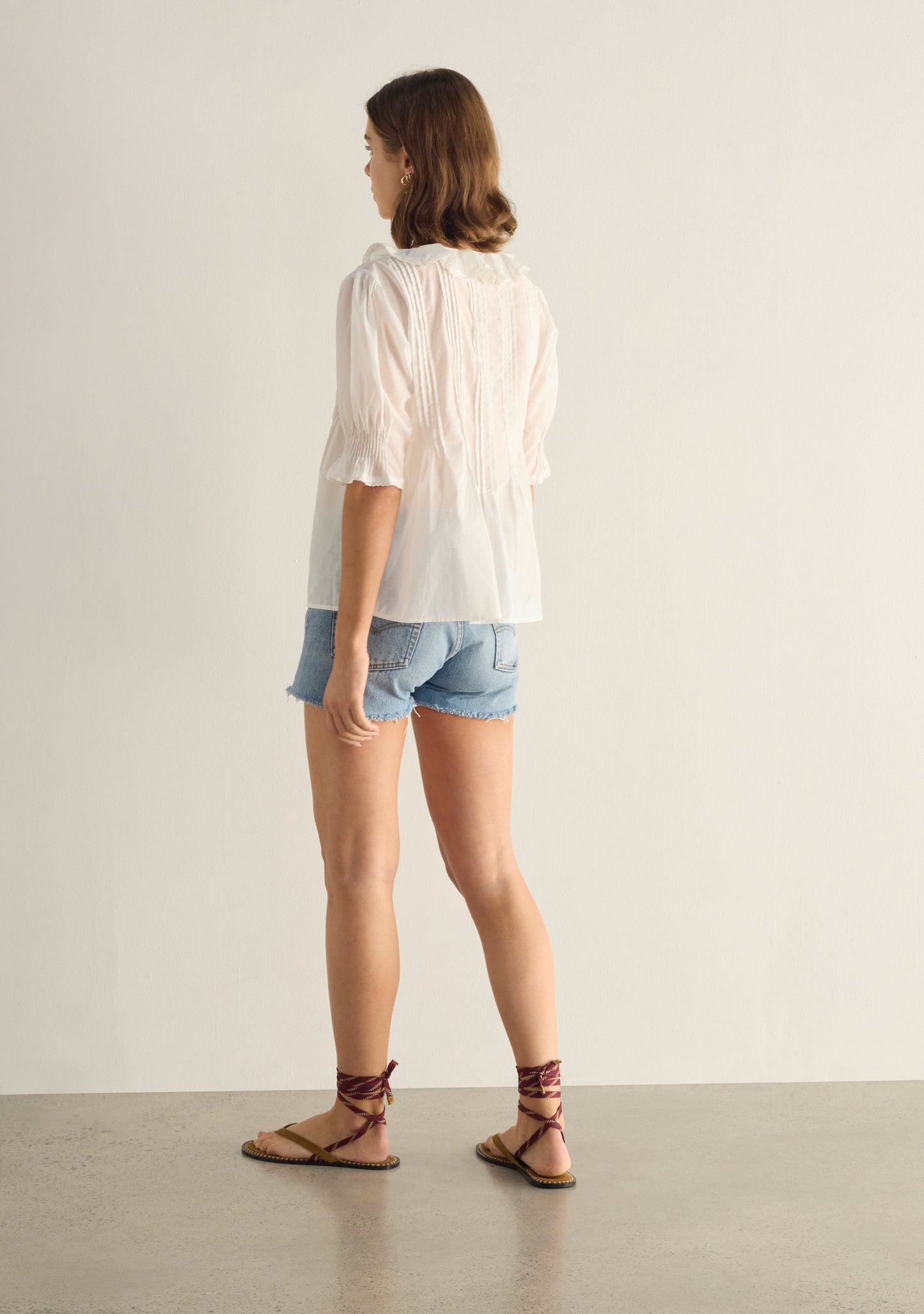 Auguste The Label Rafael Blouse (White)