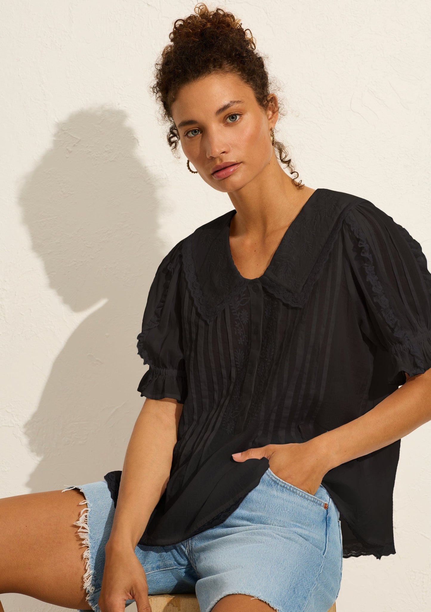 Auguste The Label Ellory Blouse (Black)