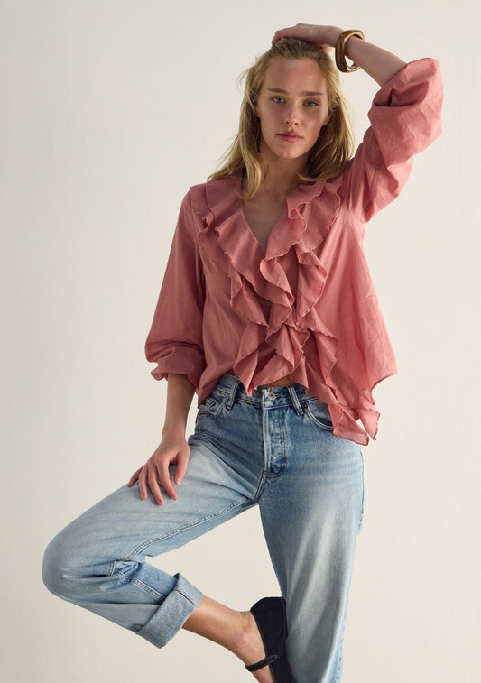 Auguste The Label Celina Blouse (Pink)