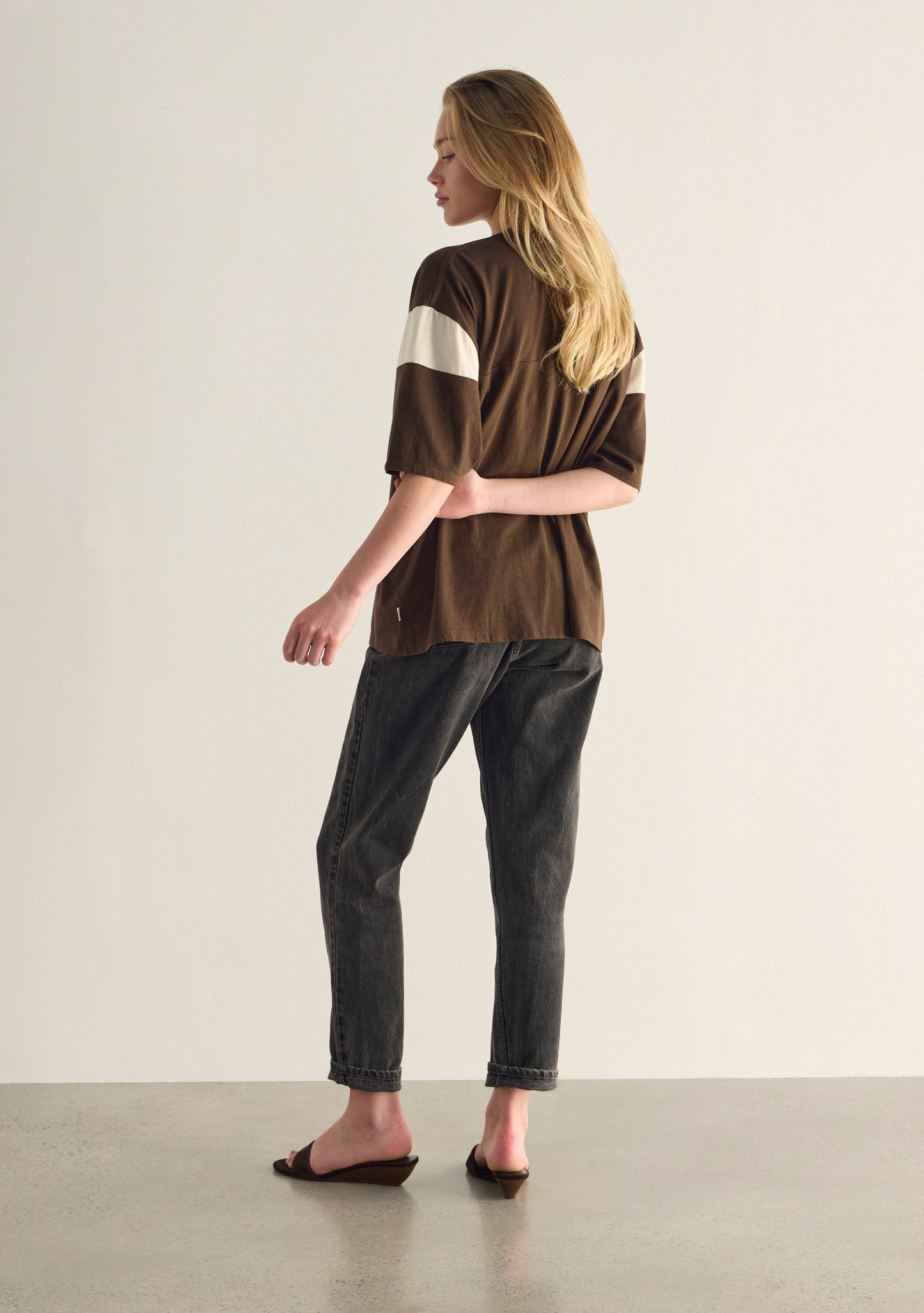 Auguste The Label Marseille Oscar Tee (Tan/Brown)