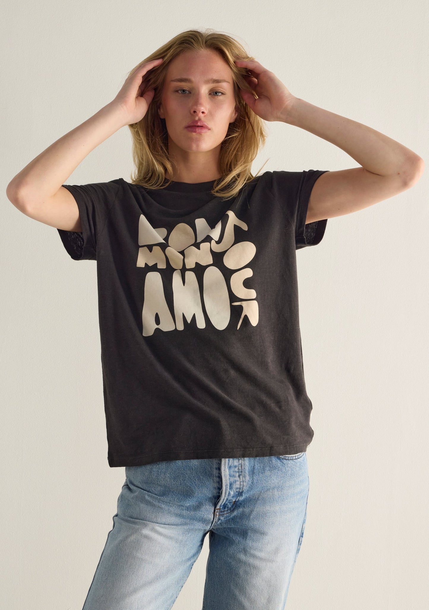 Auguste The Label Bonjour Classic Tee (Black)