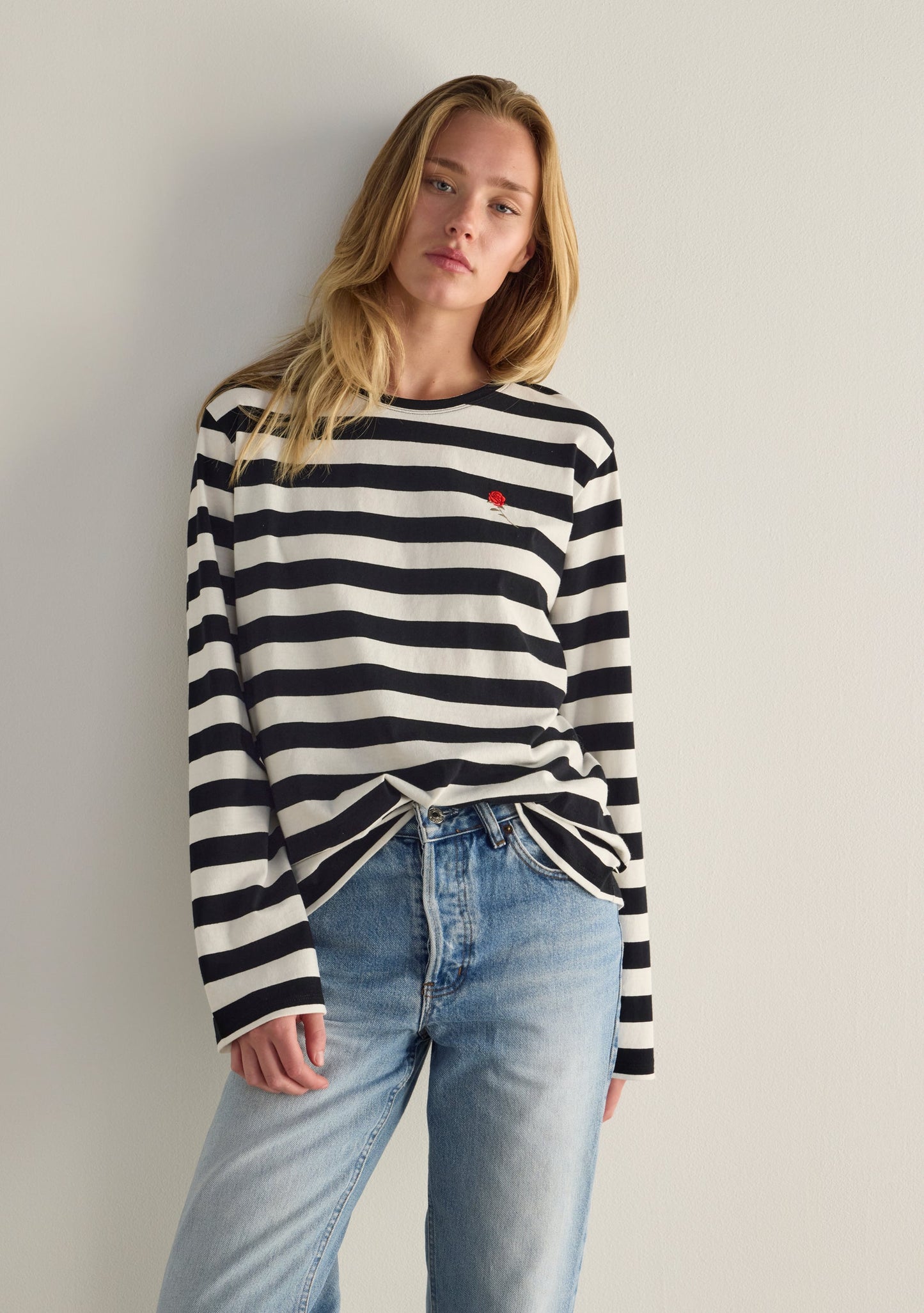 Auguste The Label Alden Long Sleeve Tee (Black)