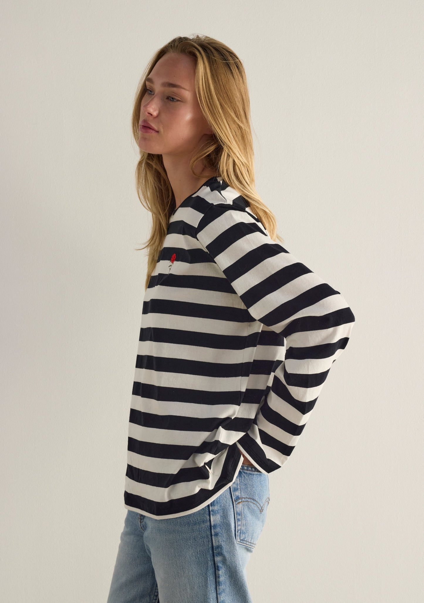 Auguste The Label Alden Long Sleeve Tee (Black)