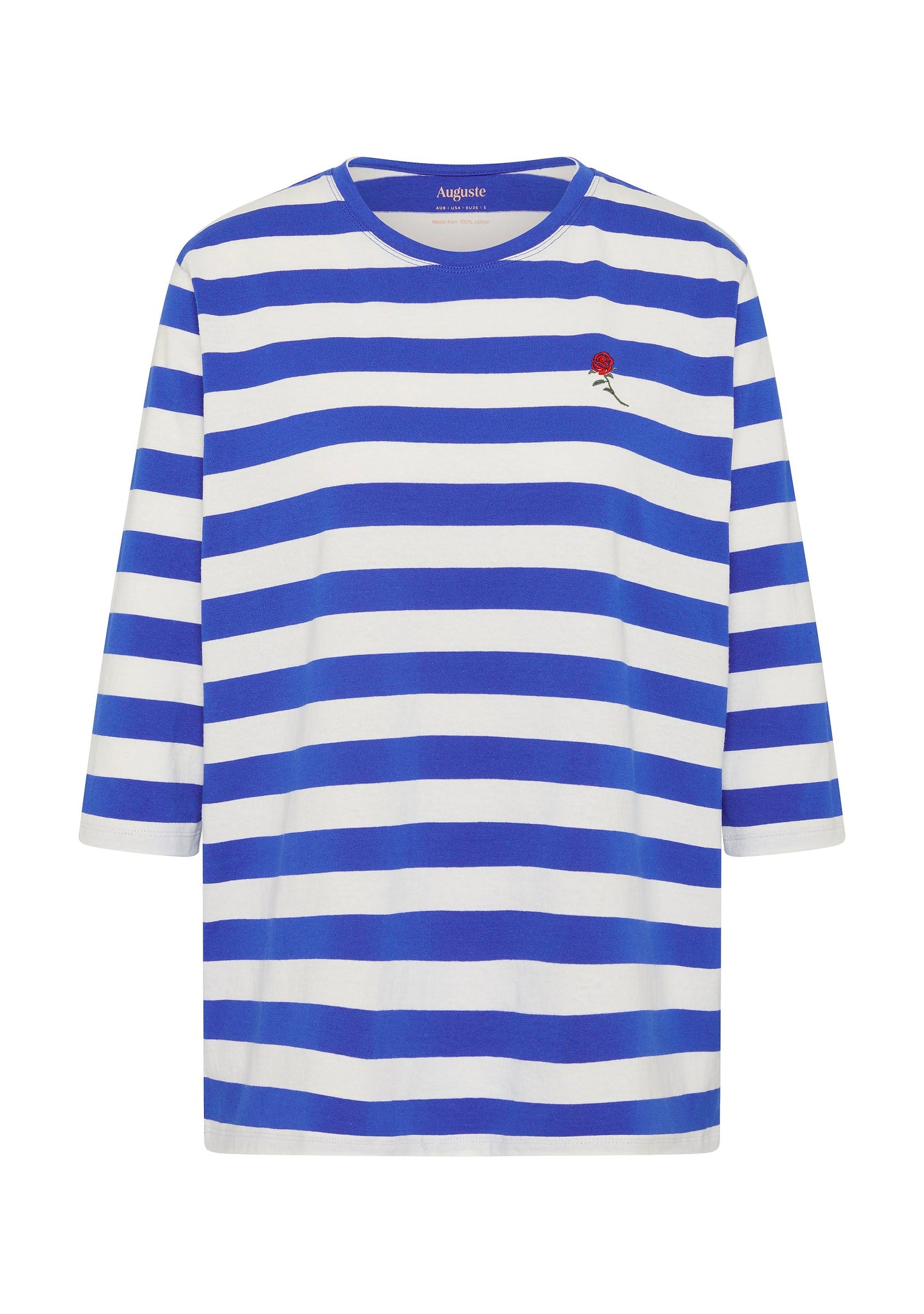 Auguste The Label Oliver 3/4 Sleeve Tee (Blue)