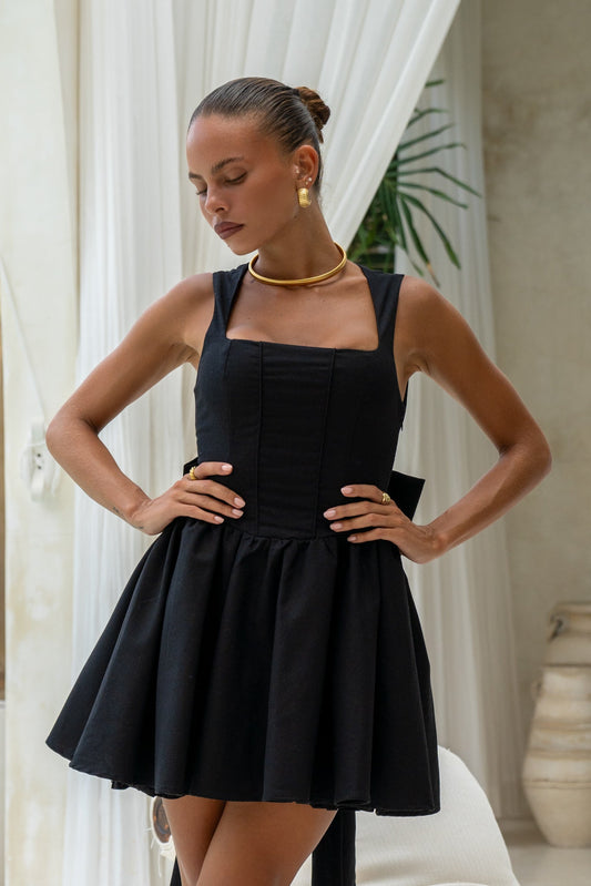 Image of Dresses. Productname: Heychic Clara Corset Mini Dress in Black colour by brand - Heychic